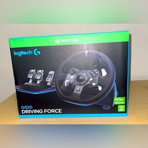 LogitechG920 Driving Force Racing Wheel/Pedals for Xbox Series X|S,Xbox One,PC